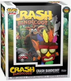 Funko pop:Games Covers: Crash Bandicoot - 06 Crash w/Aku Mask (Special Edition)