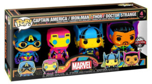 FUNKO POP:Marvel Blacklight 4 Pack
