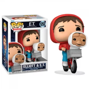 Funko pop:E.T. the Extra-Terrestrial  - Elliot w/ET in Bike Basket 9 cm
