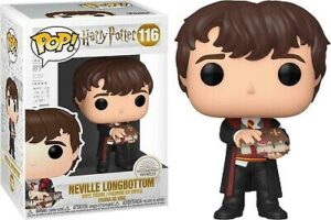 Funko Pop:Harry Potter  Movies Vinyl Figure Neville w/Monster Book 9 cm