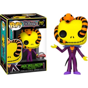 Funko pop:Disney: Nightmare Before Christmas - 717 Jack w/Snake (Black Light) (Special Edition) 9Cm