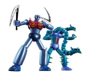 Mazinger Z Soul of Chogokin Diecast Action Figures GX-25R GARADA K-7 & GX-26R DOUBULAS M-2 16 cm