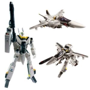 Macross Retro Transformable A/F - 1/100 Vf-1s Valkyrie roy focker 13 Cm (Toynami)