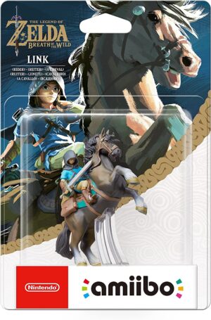 Amiibo The Legend of Zelda Link a cavallo