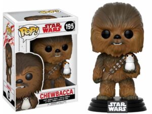 Funko pop:Star Wars Episode VIII POP! Vinyl Bobble-Head Chewbacca & Porg 9 cm