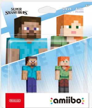 AMIIBO STEVE & ALEX (DOUBLE PACK) - SUPER SMASH BROS. ULTIMATE