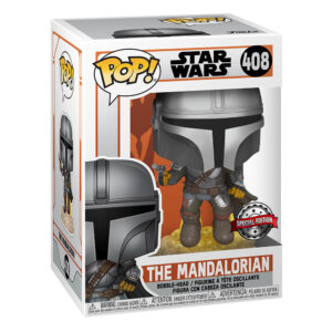 Funko pop: Star Wars The Mandalorian POP! Vinyl Figure Mandalorian - Mando Flying w/Blaster 9 cm