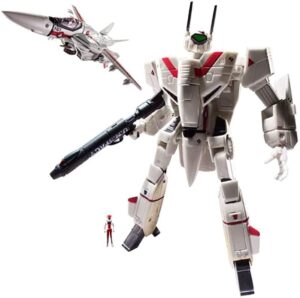 Macross Retro Transformable  A/F - 1/100 Vf-1a Valkyre mikaru ichijo 13 Cm (Toynami)