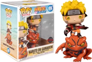 Funko pop:Naruto Shippuden - 106 Ride: Naruto on Gamakichi (Exclusive) 15Cm