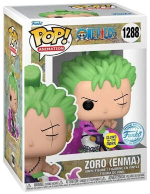 Funko Pop:ONE PIECE ZORO W/ENMA GLOW IN THE DARK