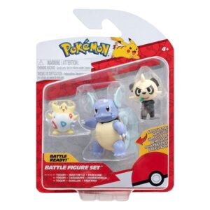 Pokémon Battle Figure Set Figure 3-Pack Togepi, Pancham, Wartortle
