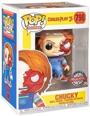 Funko pop:Child´s Play (Exc) Figure Chucky Half (BD) 9 cm