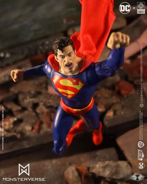 Dc justice league monsterverse superman vs godzilla 2pk - immagine 3