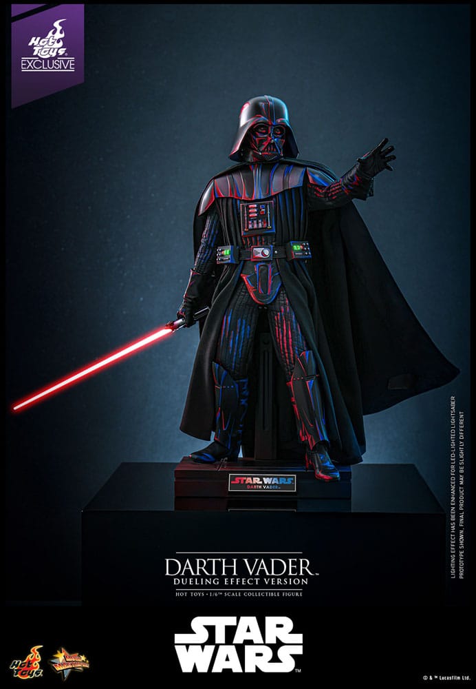 Star Wars Movie Masterpiece Action Figure 1/6 Darth Vader (Dueling Effect Version) Hot Toys Exclusive 35 cm - immagine 2