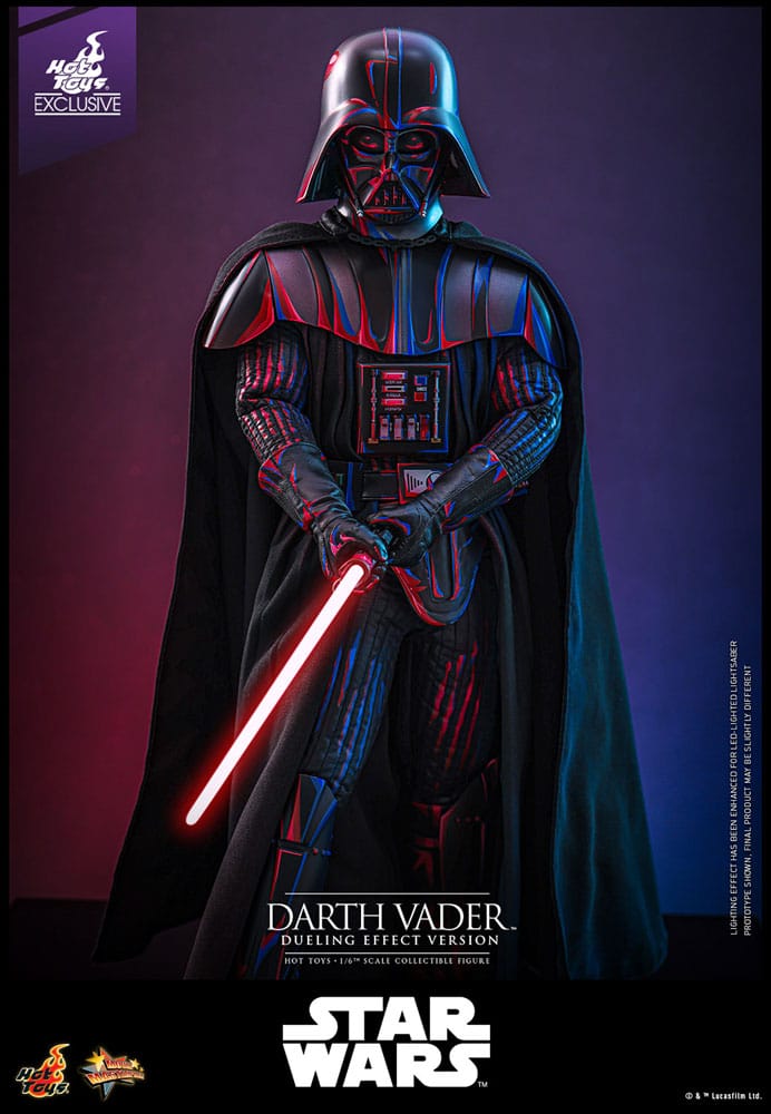 Star Wars Movie Masterpiece Action Figure 1/6 Darth Vader (Dueling Effect Version) Hot Toys Exclusive 35 cm - immagine 4