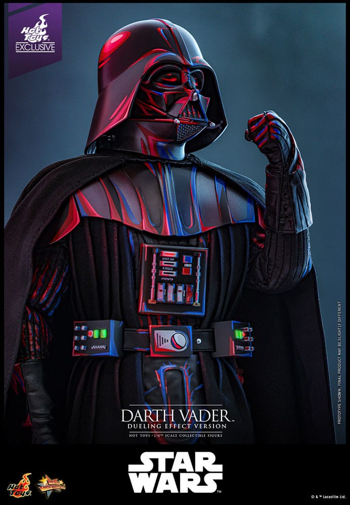 Star Wars Movie Masterpiece Action Figure 1/6 Darth Vader (Dueling Effect Version) Hot Toys Exclusive 35 cm - immagine 5