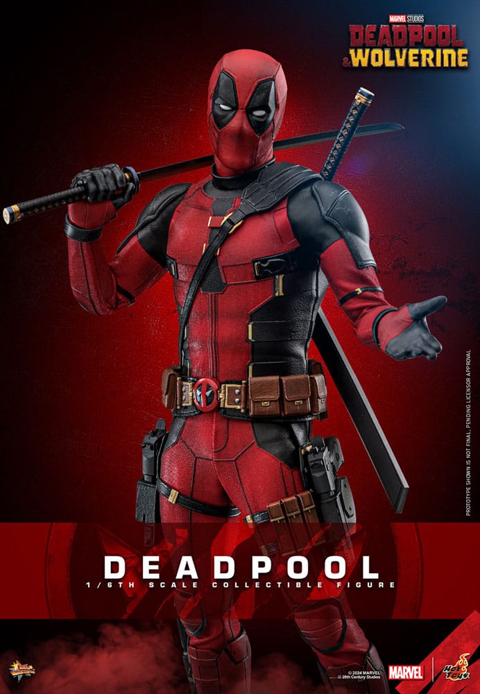 Deadpool & Wolverine Movie Masterpiece Action Figure 1/6 Deadpool 31 cm - immagine 4