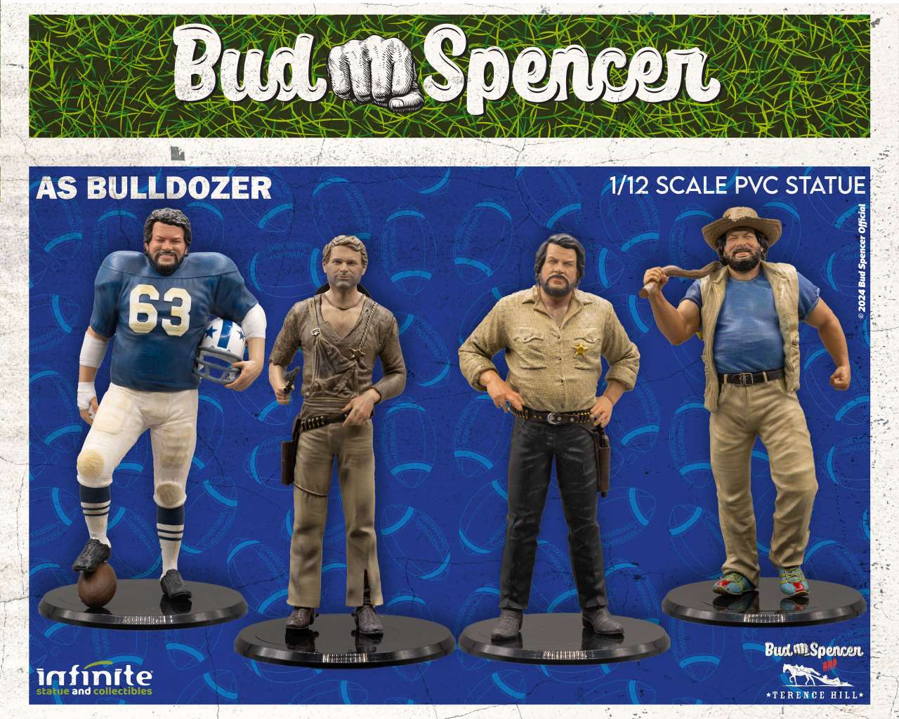 Bud spencer as bulldozer 1/12 pvc statue - immagine 2