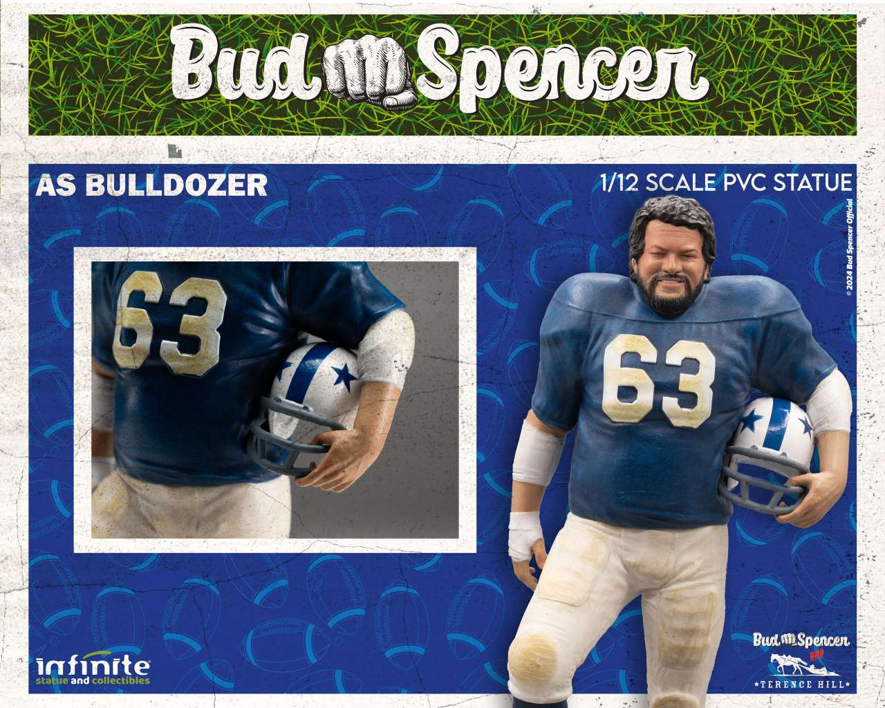 Bud spencer as bulldozer 1/12 pvc statue - immagine 4