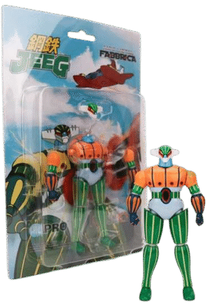 Jeeg mini metal fabbrica retro (orange) action figure 12 cm