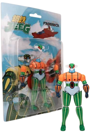 Jeeg mini metal fabbrica retro (orange) action figure 12 cm