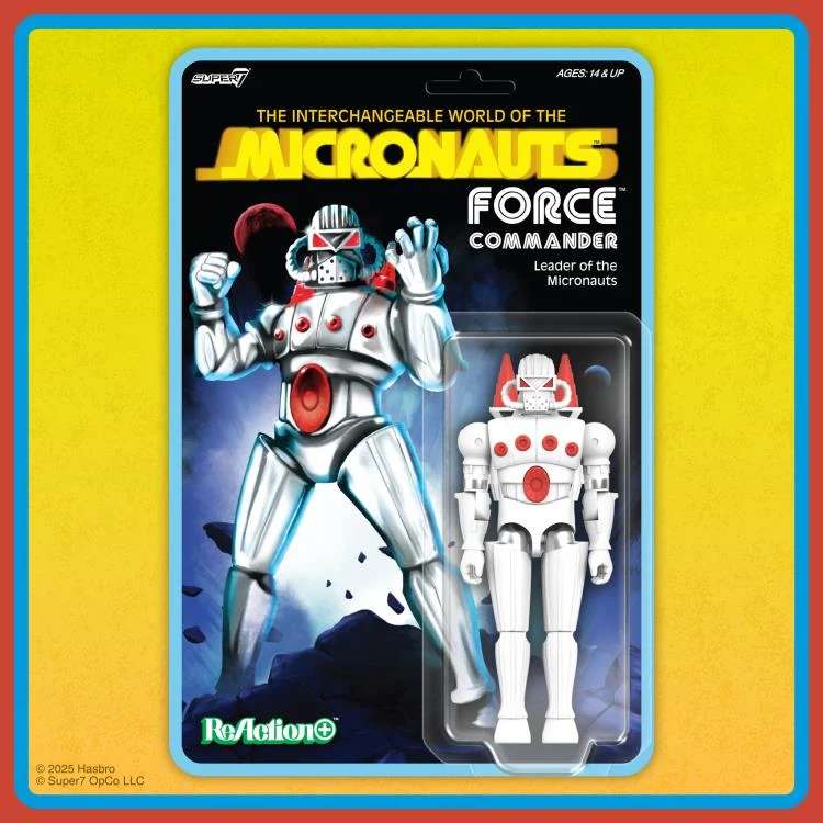 Micronauts w02 force commander reaction+ figure - immagine 3