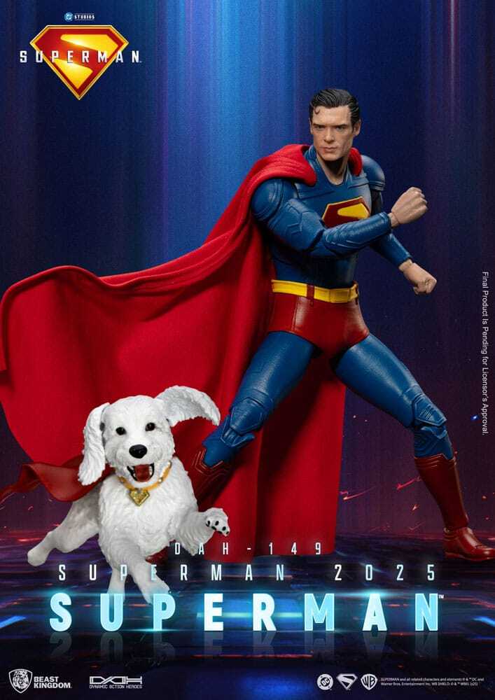 Superman (2025) Action Figure Superman & Krypto 21 cm - immagine 4