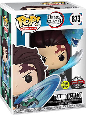 FUNKO POP Demon Slayer: Kimetsu no Yaiba - 873 Tanjro w/Dragon (Exclusive) 9 cm
