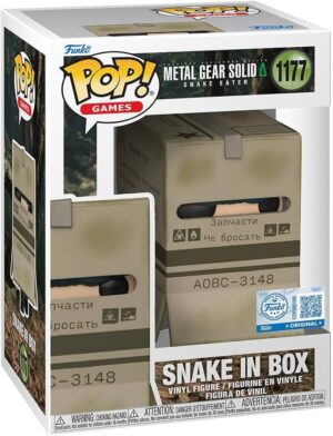 FUNKO POP Games: Metal Gear Solid Snake Eater - 1177 Snake In Box (Exclusive) 9cm