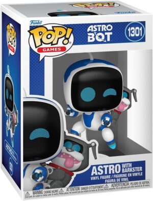Astro Bot POP! Games Vinyl Figure Astro with Barkster 9 cm<strong> [DISPONIBILE]</strong>